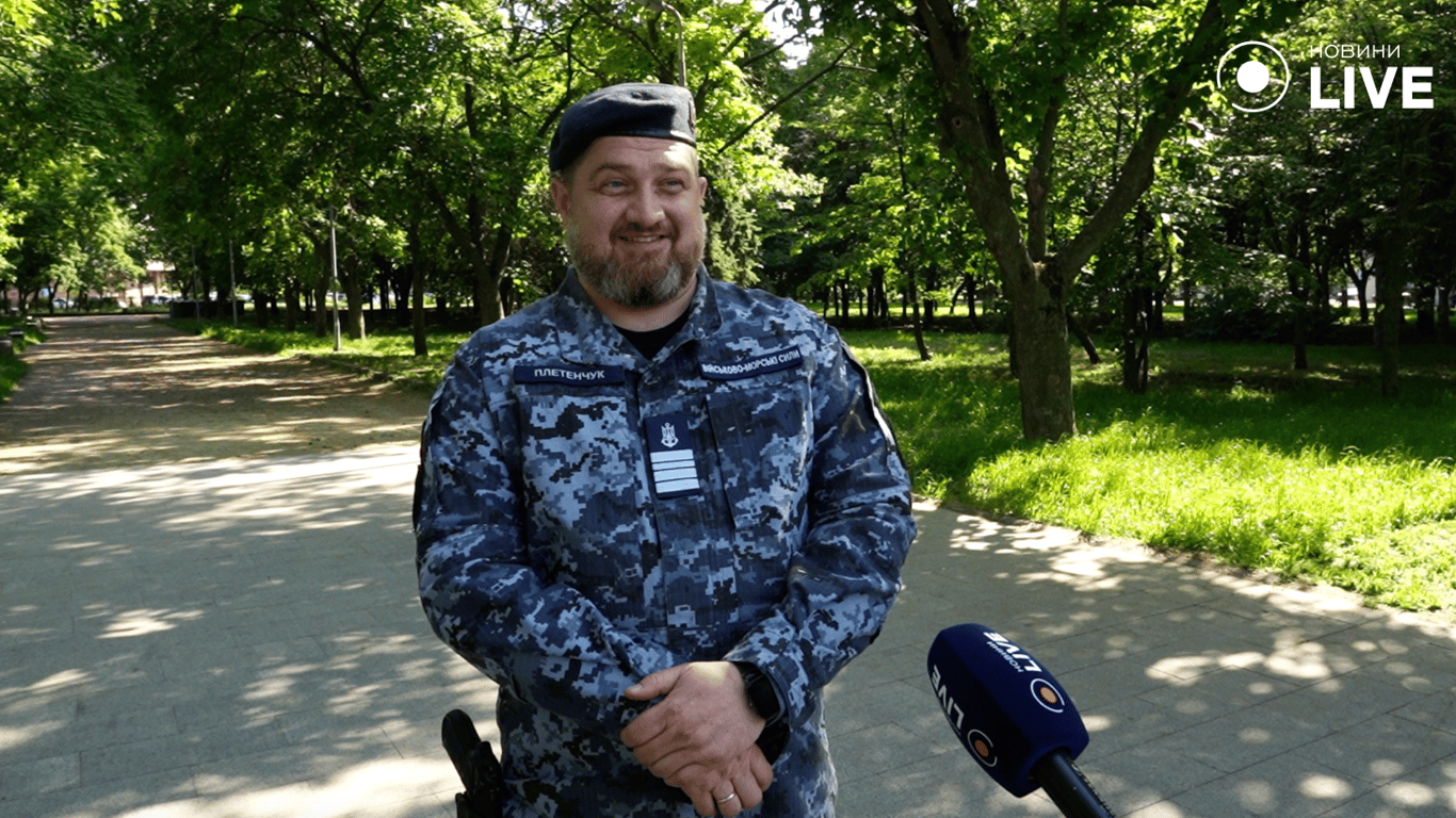 речник Військово-Морських Сил України Дмитро Плетенчук. про те що морська піхота як символ гідності