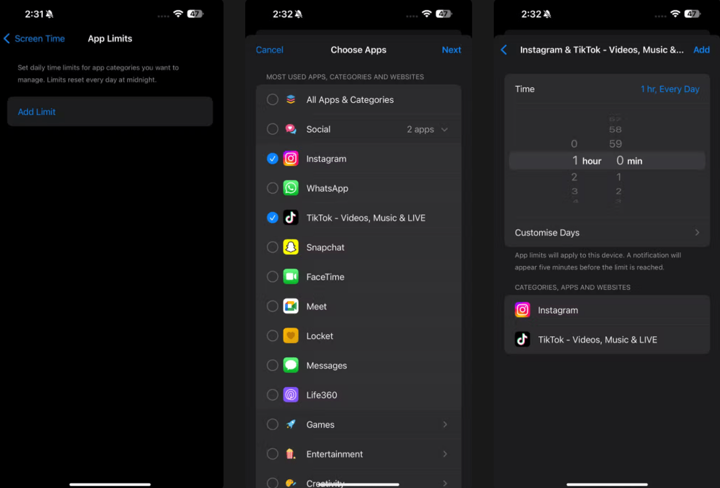 Как настроить ограничение приложений на iPhone