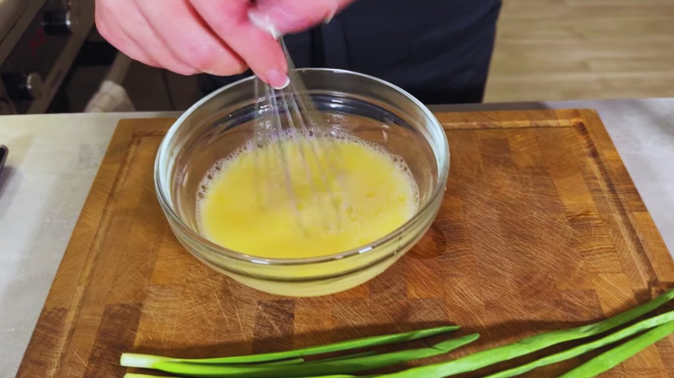 рецепт омлету на окропі