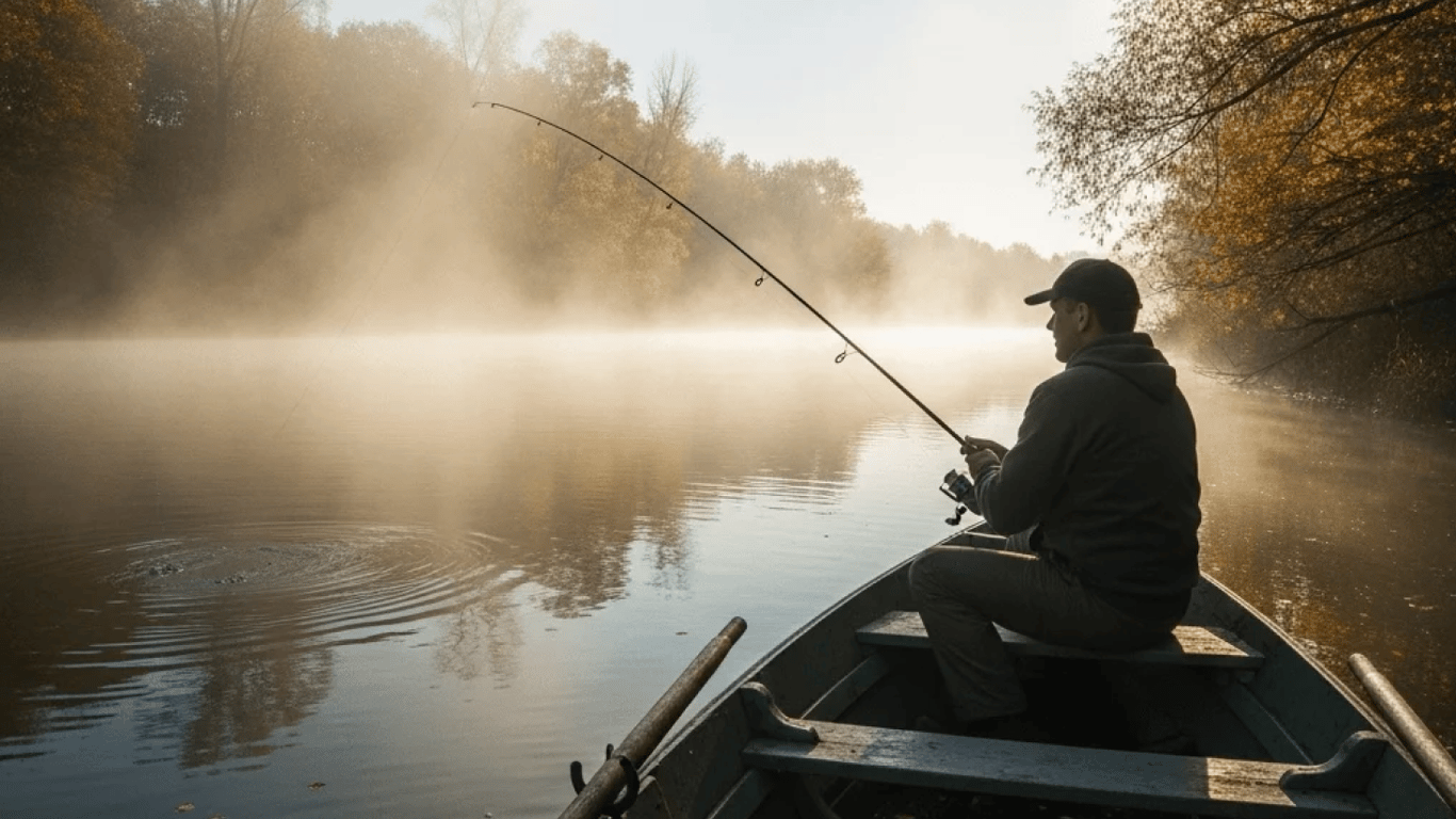 Лунный календарь рыбалки на ноябрь 2025 — благоприятные и неблагоприятные дни