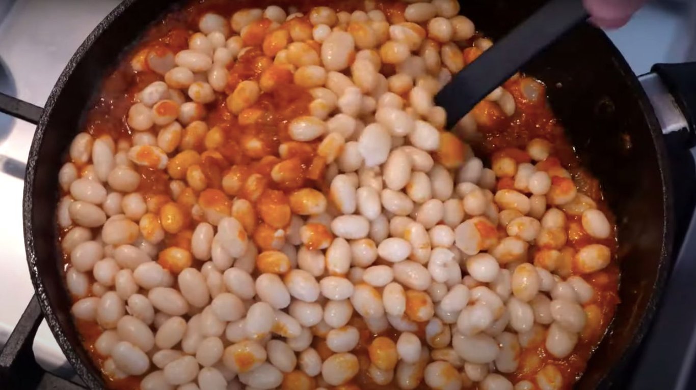 вкусная фасоль по-грузински