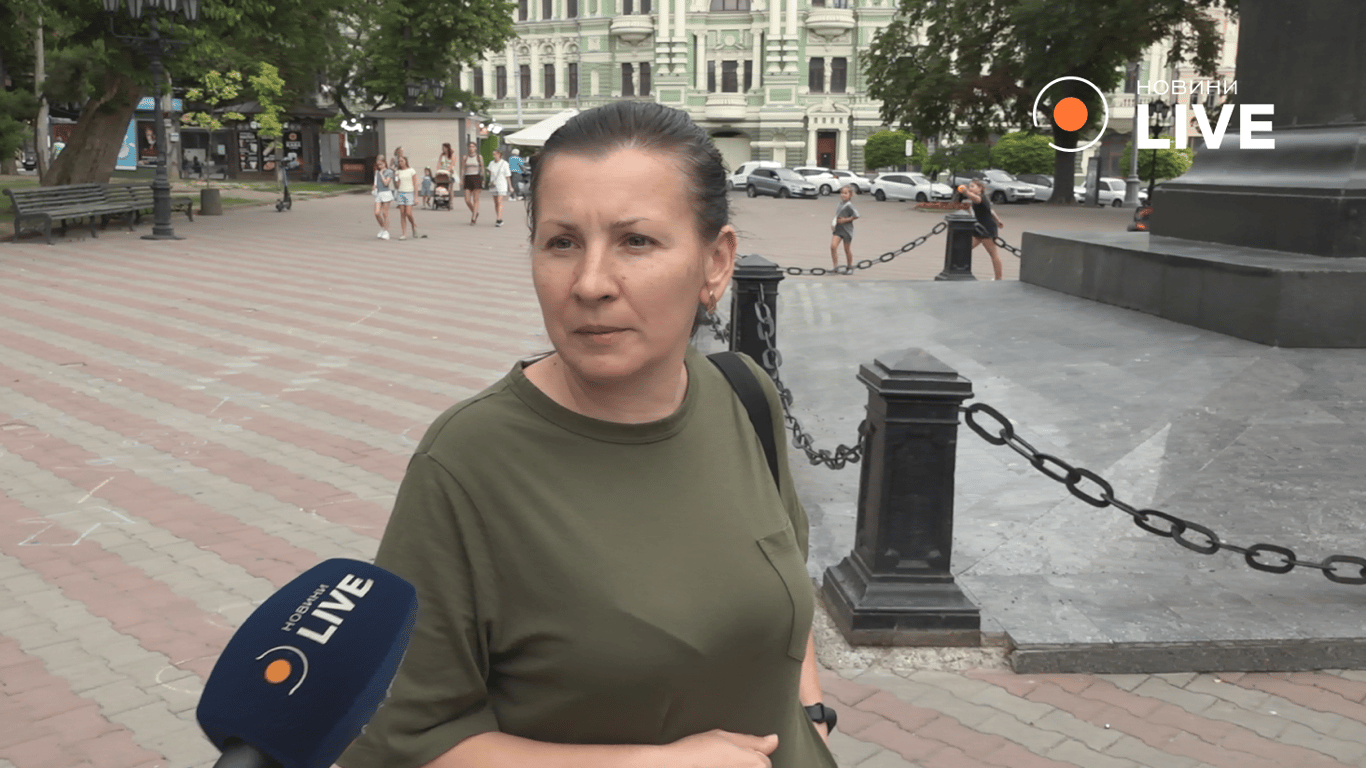 Катерина про масовість протестів. Фото: Новини.LIVE