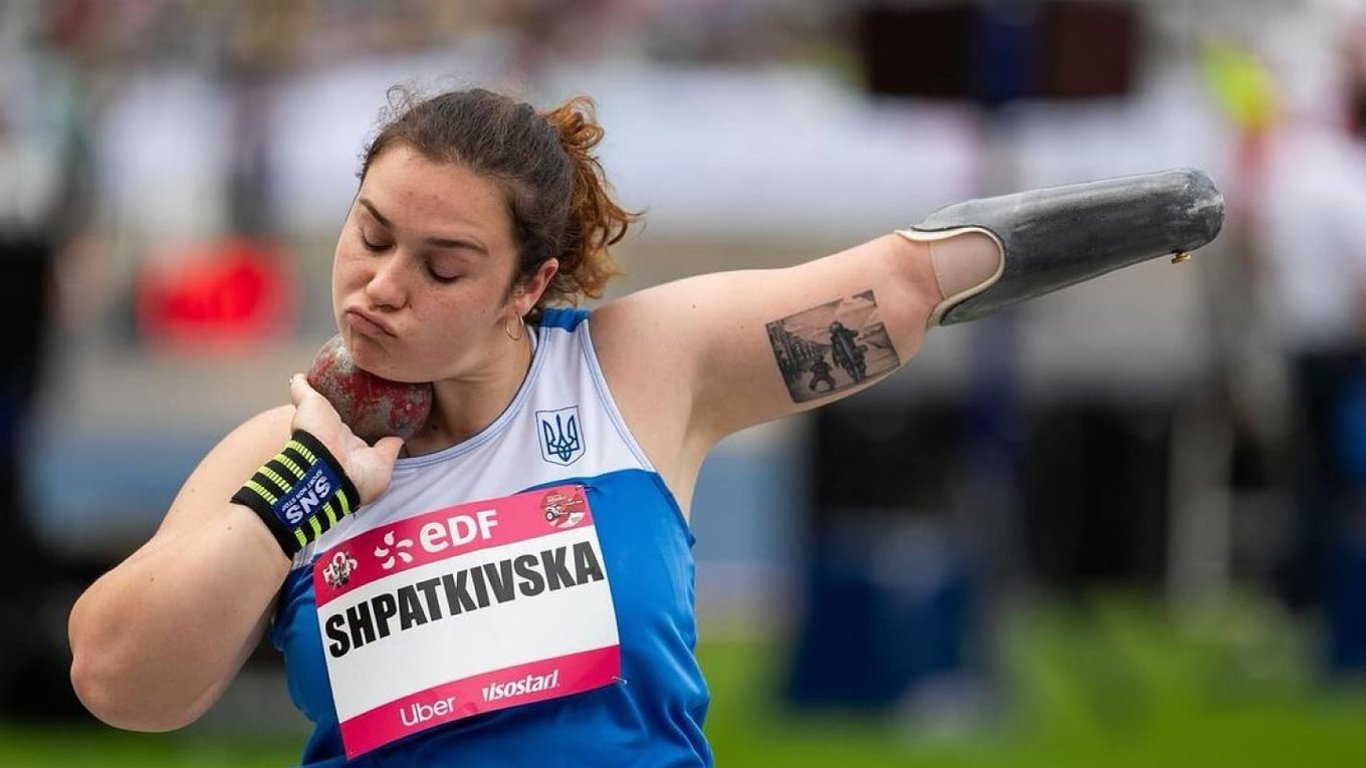 Шпатківська встановила європейський рекорд на Паралімпіаді у Парижі