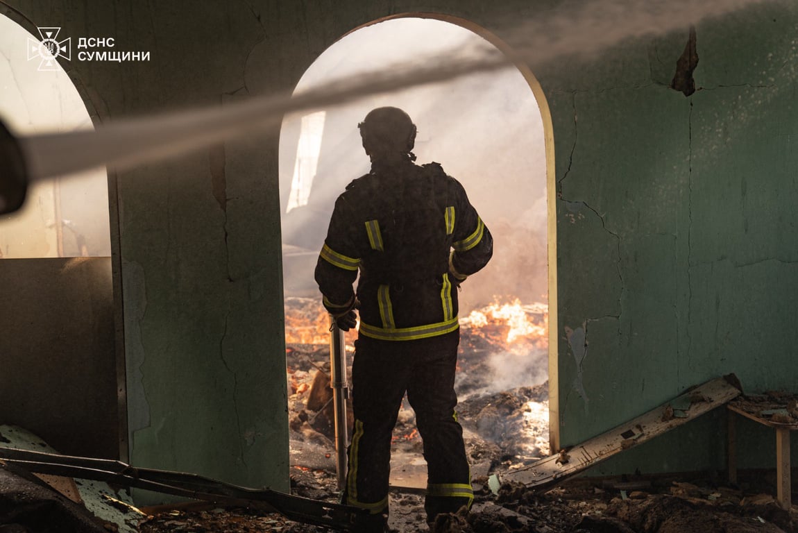 Наслідки російського обстрілу Сум 16 вересня