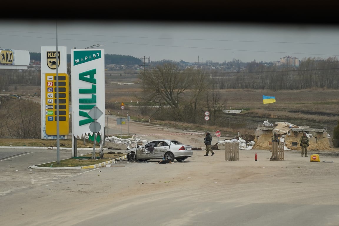 Звільнення Бучі від російських окупантів