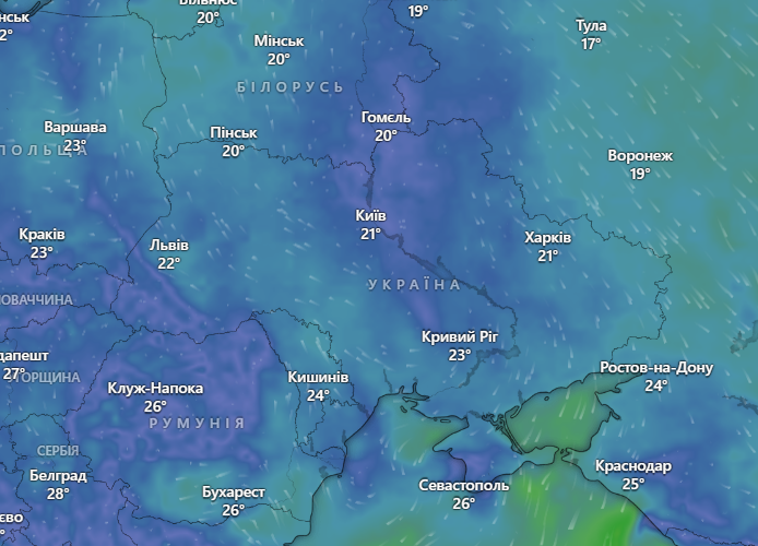 погода 16 серпня
