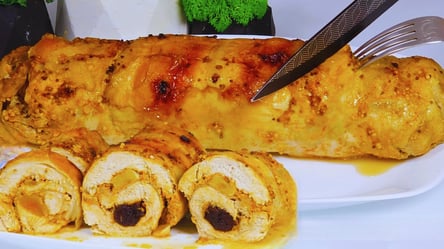 Куриный рулет вместо колбасы на праздник — нужна 1 целая курица - 285x160