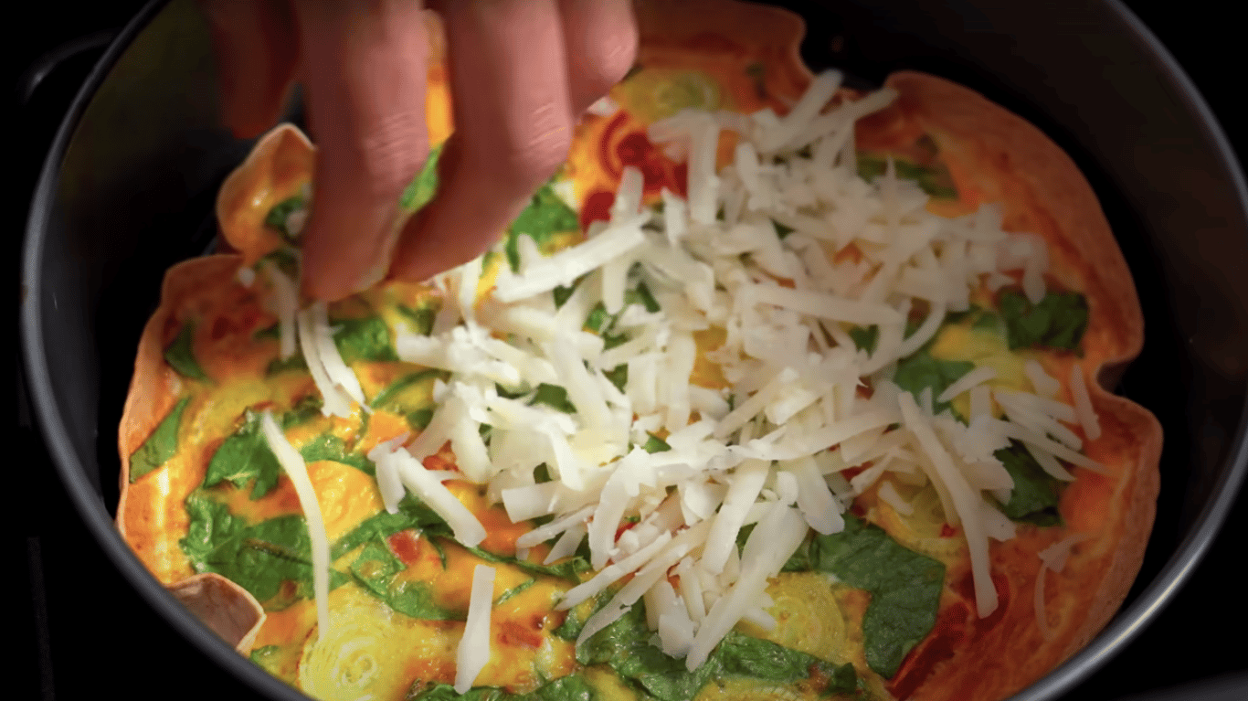 рецепт сніданку з яйцями та лавашем