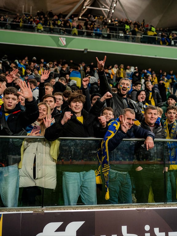 Болельщики сборной Украины