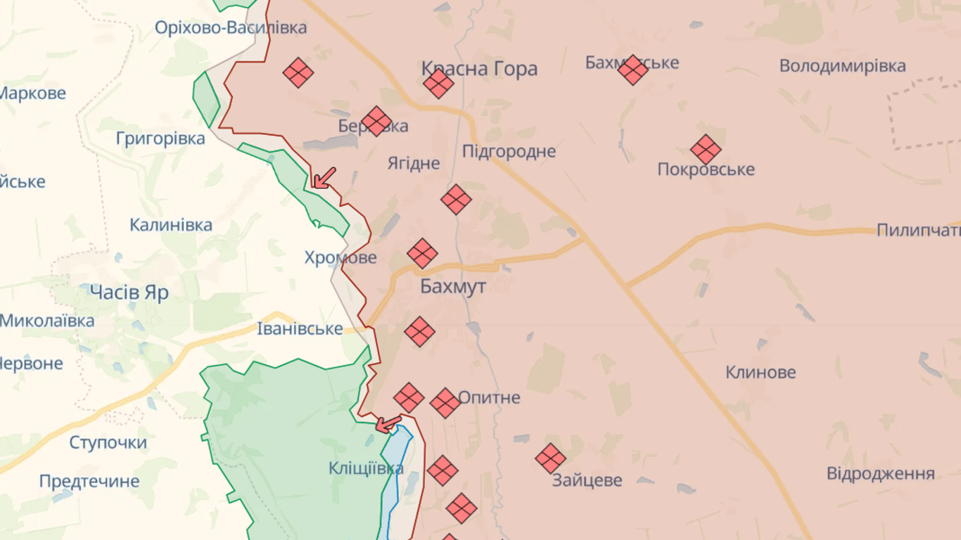 Карта бойових дій в Україні онлайн сьогодні, 20.11.2023 — DeepState, Liveuamap, ISW