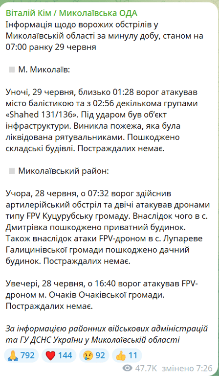 Росіяни обстріляли підприємство у Миколаєві — чим били - фото 1
