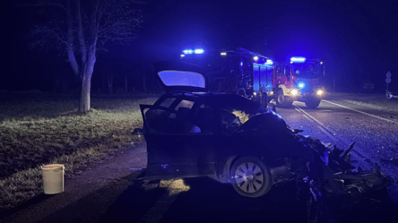 Трагическое ДТП с украинцами в Польше — погиб водитель авто - 304x171