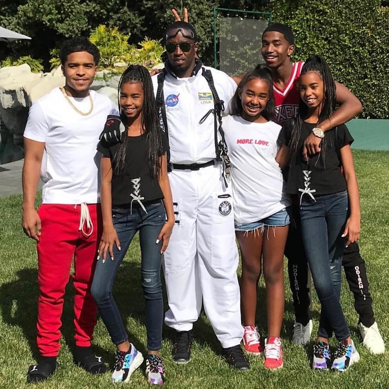 P.Diddy зі своїми дітьми