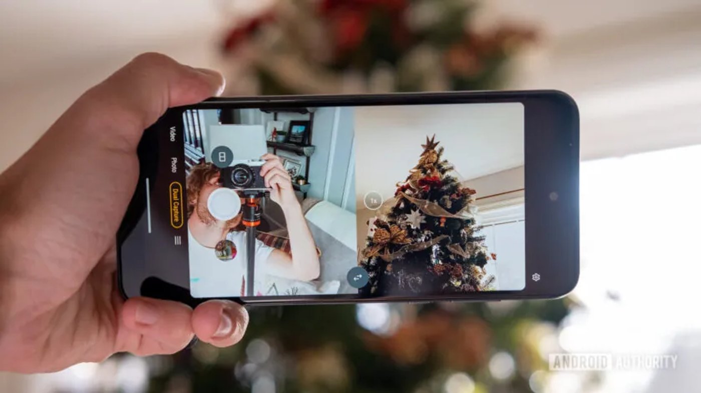 Функция одновременной записи с обеих камер iOS 19