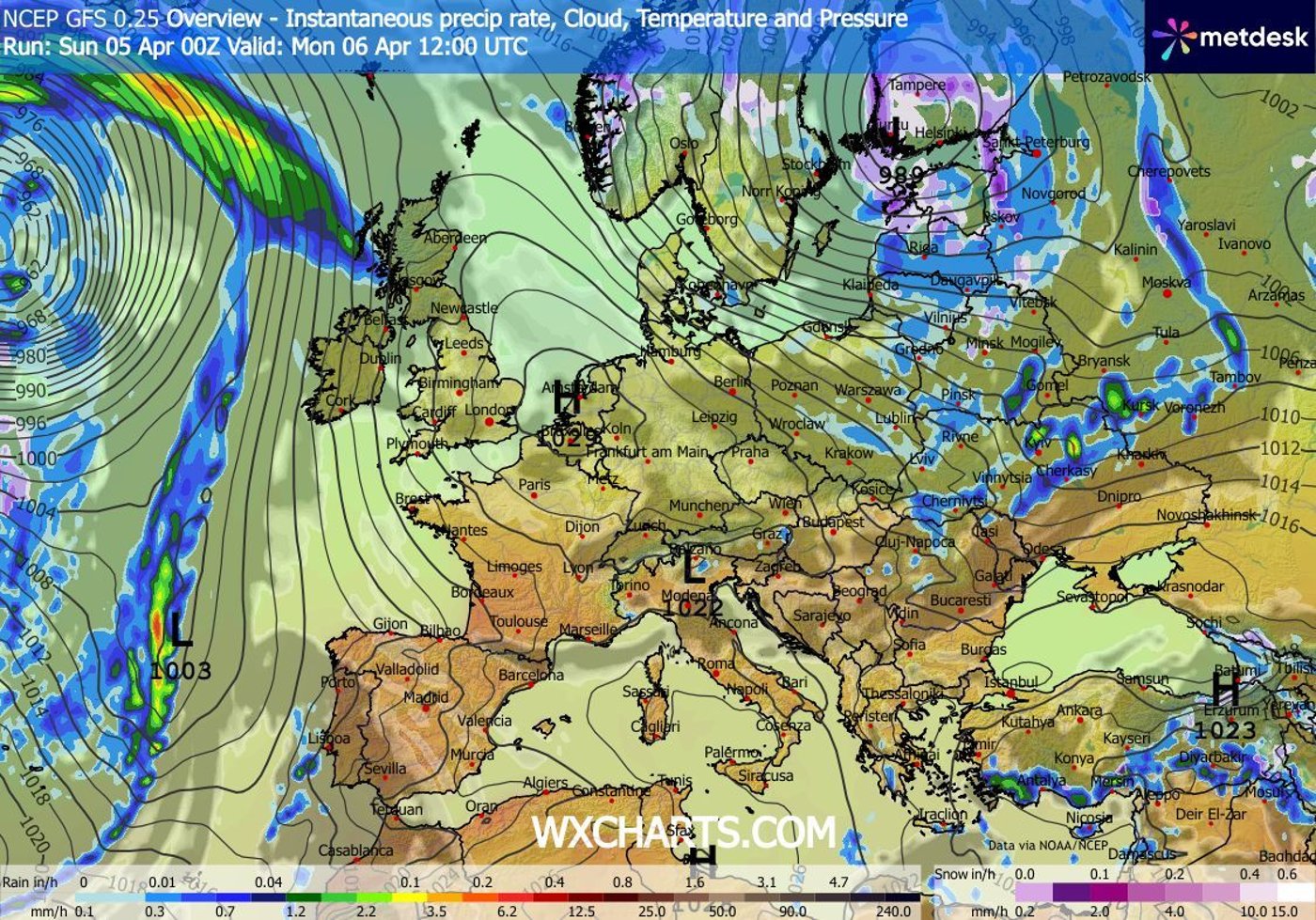 Погода в Україні на 6 квітня