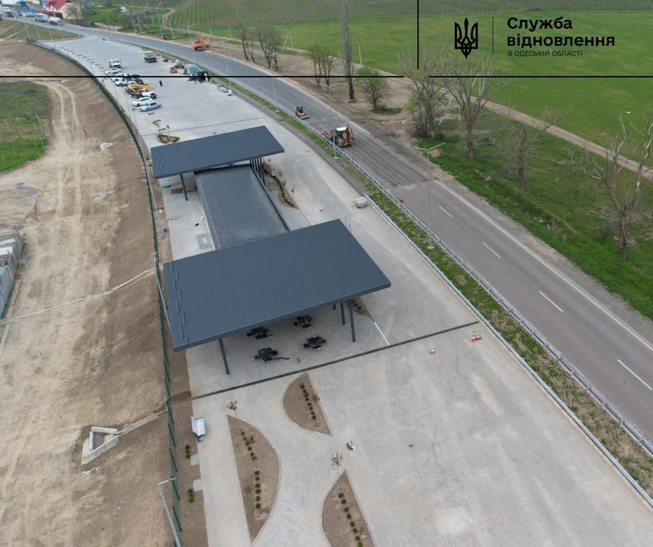 Будівництво на трасі Одеса - Рені