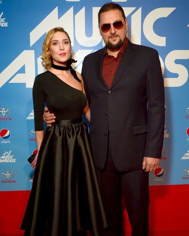 Елена Винницкая со своим любимым на M1 Music Awards в 2016 году