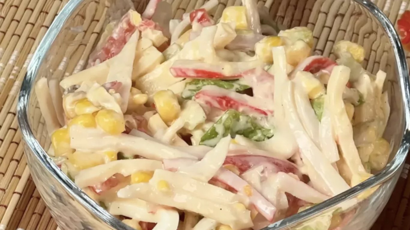 рецепт бюджетного салату