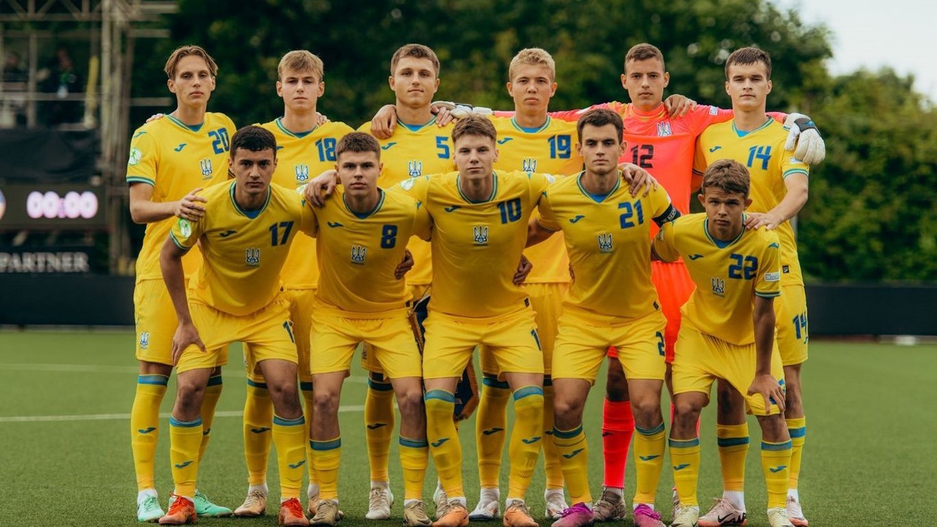 Украина U-19 сыграла вничью с Северной Ирландией на Евро-2024