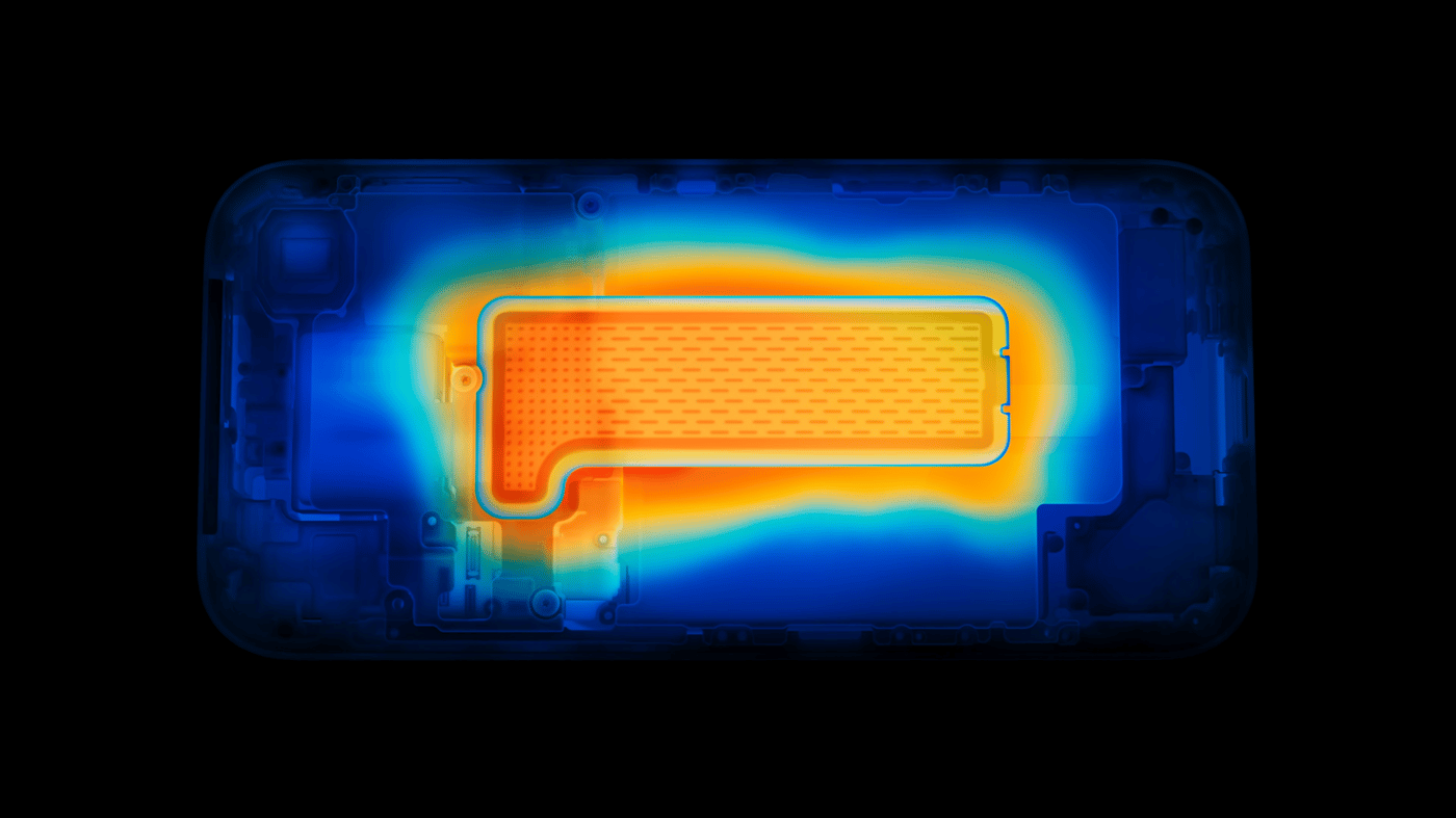 Паровая камера iPhone 17 Pro