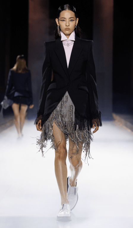 Unusual materials are in fashion