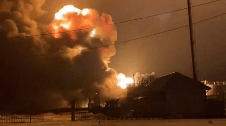 В Курской области РФ сильный пожар возле нефтебазы, — соцсети - 285x160