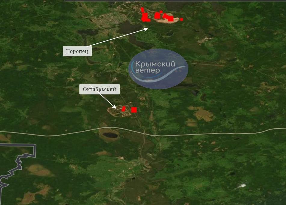 Серия взрывов на арсенале в Тверской области РФ - спутники NASA зафиксировали пожар - фото 1