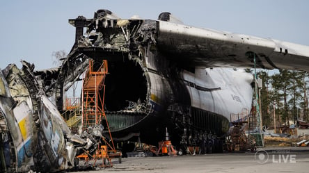 Як виглядає спалений росіянами український літак "Мрія": ексклюзивний фоторепортаж - 285x160
