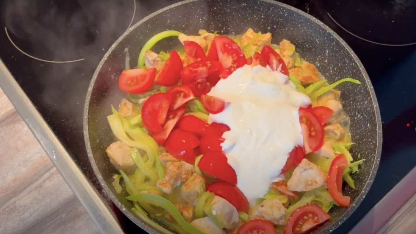 кабачковая паста на ужин