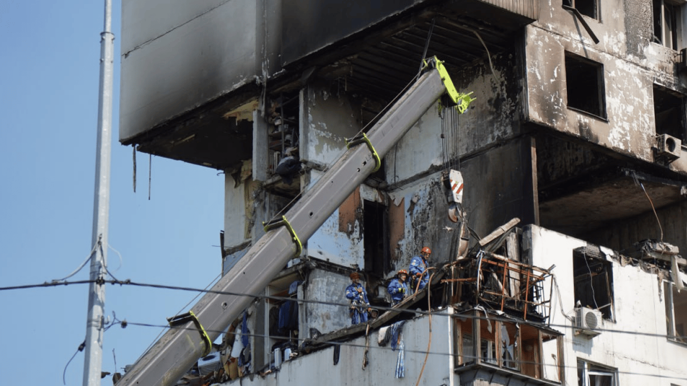 Поліція показала відео перших хвилин після вибуху будинку у Києві