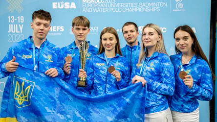 Украинские студенты завоевали 4 медали на Чемпионате Европы по бадминтону - 285x160