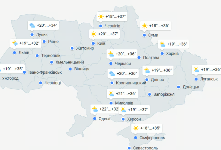 погода в Україні