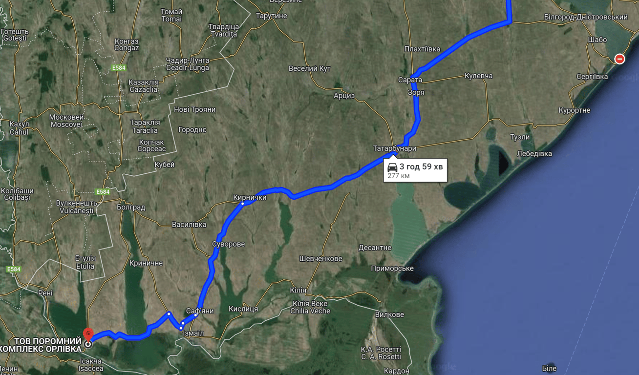 Затор на трасі Одеса - Рені сьогодні, 28 квітня