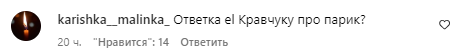 Комментарий со страницы Тины Кароль