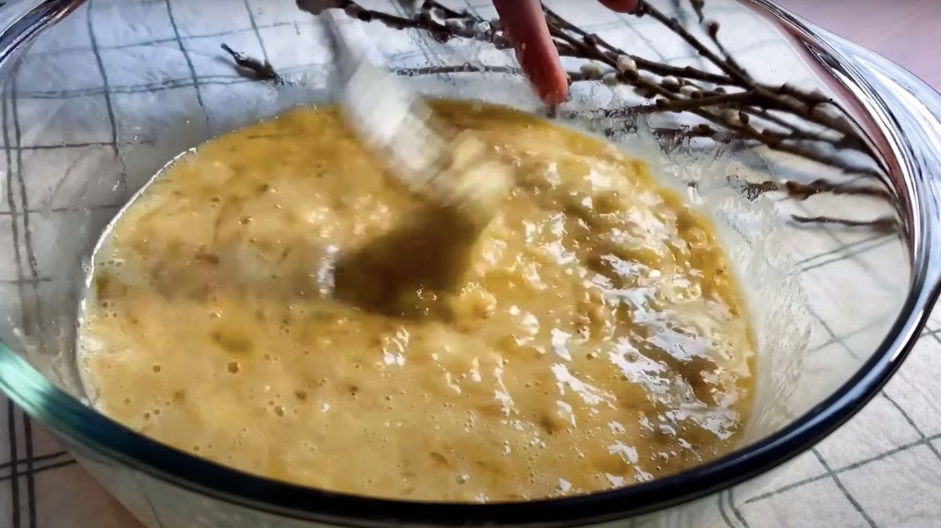 бананове тісто для кексів