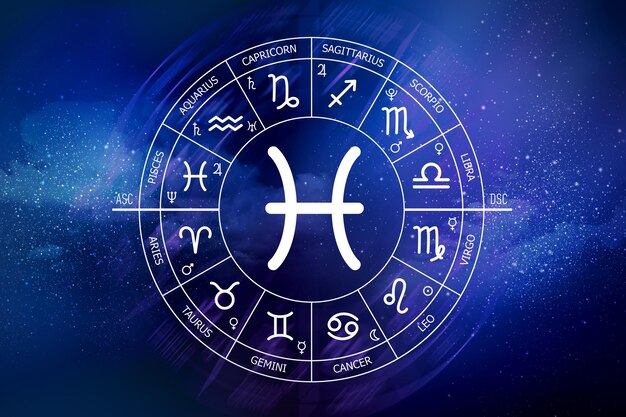 Знак зодиака Рыбы в астрологическом круге