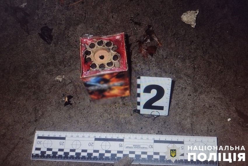 Чоловік запустив феєрверк у Києві