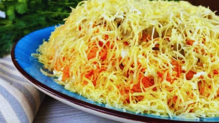 Салат "Маруся": знадобиться 200 г ковбаси та мариновані огірки - 285x160