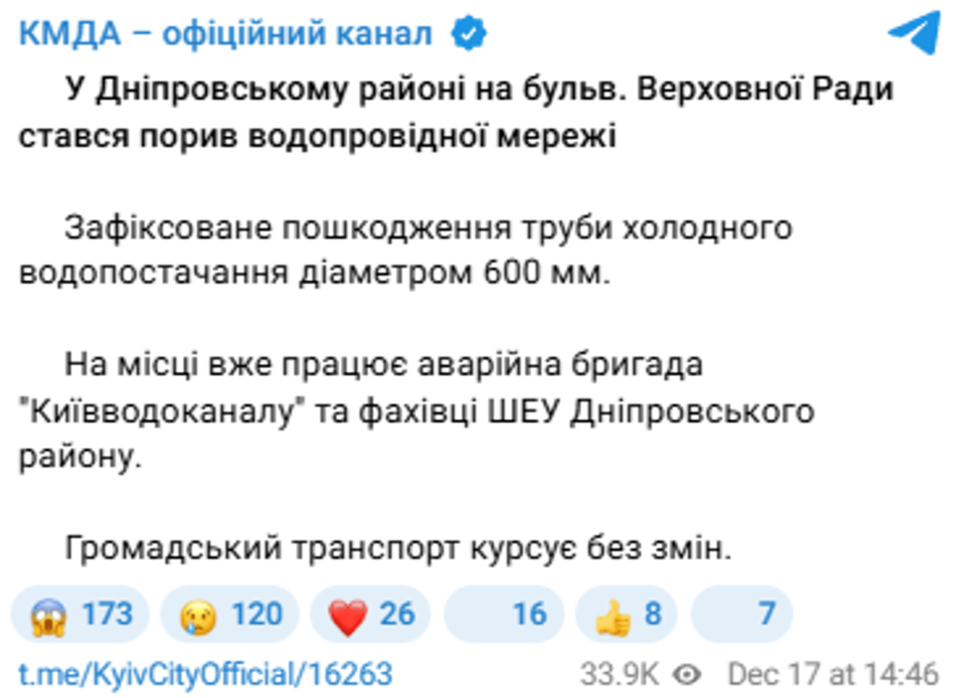 У Дніпровському районі Києва затопило вулиці