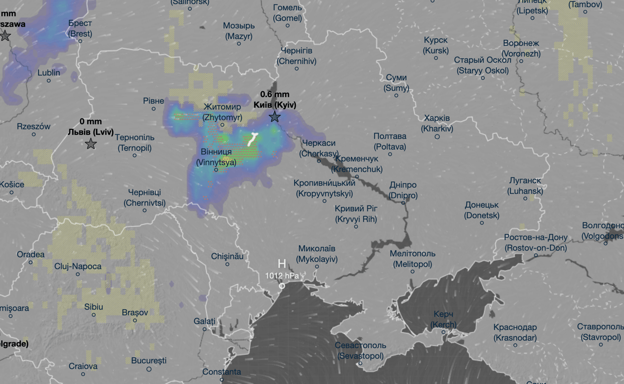 карта погоди