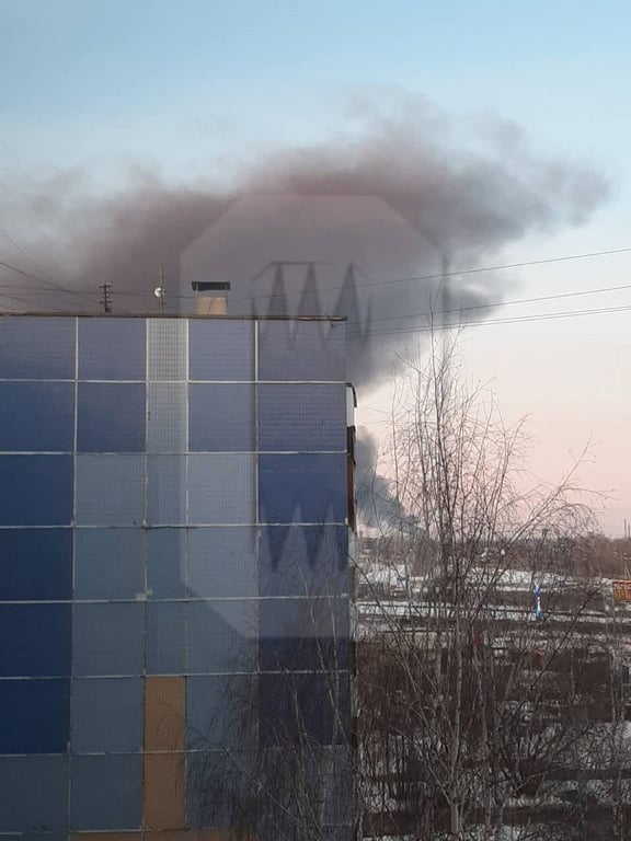 Пожежа на нафтобазі в Рязані