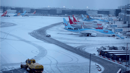 Freezing rain has caused flights to stop in Europe - 285x160