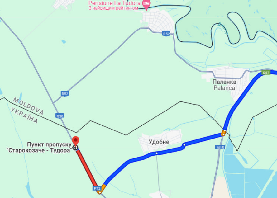 КПП "Старокозаче — Тудора", 13 серпня, затори