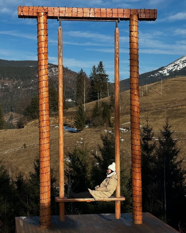 Маша Ефросинина в Буковеле