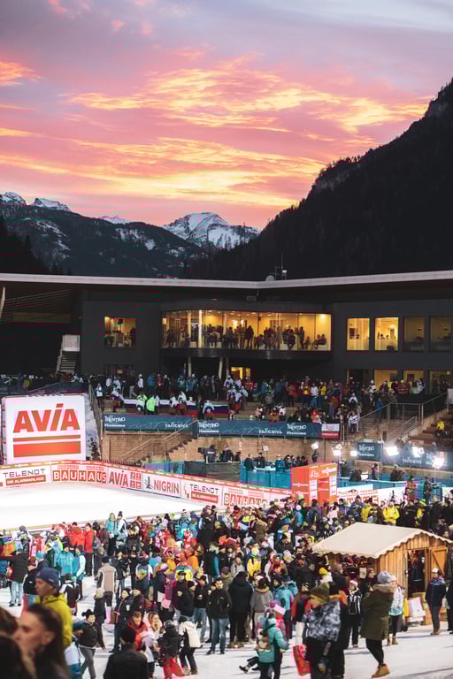 Олимпийская арена по прыжкам с трамплина в Предаццо