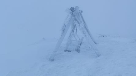 Карпати потужно засипало снігом, на Піп Івані сьогодні -8°C - 285x160