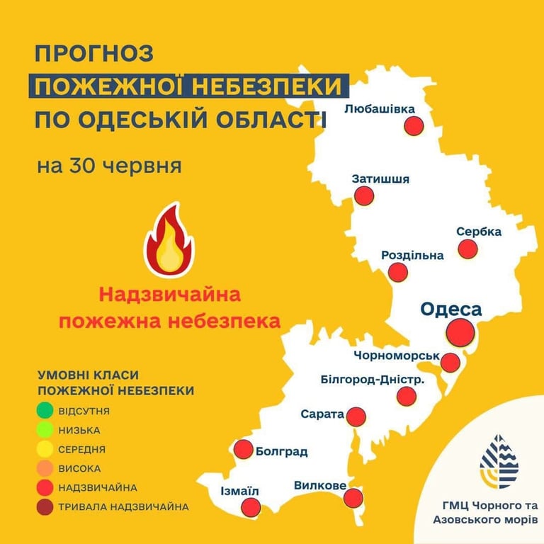 Погода в Одесі та області