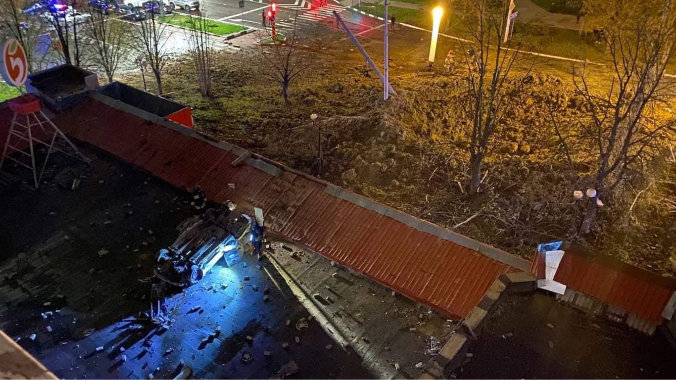 В сети появилось видео мощного взрыва в Белгороде
