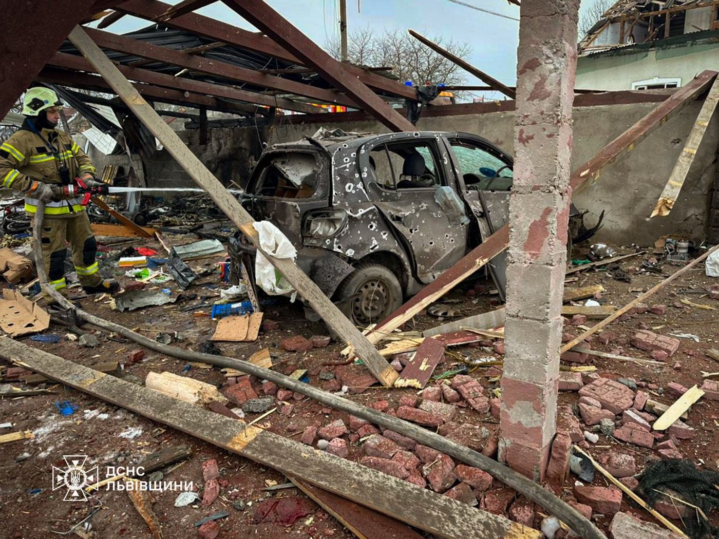 Обстріл Львівщини 7 лютого