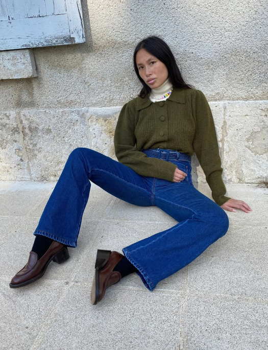 fall jeans outfit idea